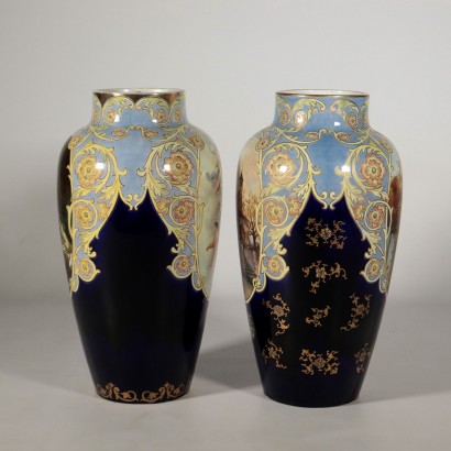 Antik, Vase, antike Vase, antike Vase, antike italienische Vase, antike Vase, neoklassische Vase, Vase der 900