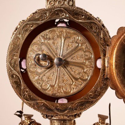 Silver Table Clock 19th-20th Century