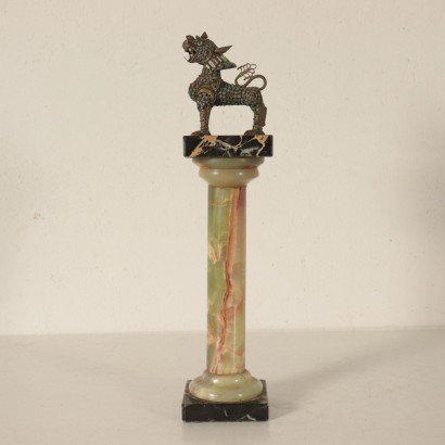 Bronze Pho Dog China Early 20th Century