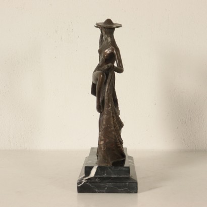 Sculpture Bronze représentant Marbre noir France '900