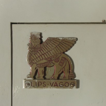 Armored Cabinet Metallic Enamelled Italy 1970s Lips Vago