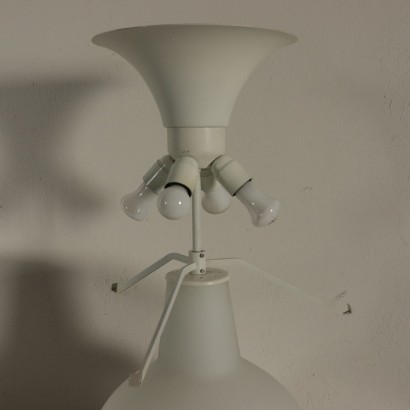 Table Lamp by Max Ingrand metal Opaline Glass 1960s