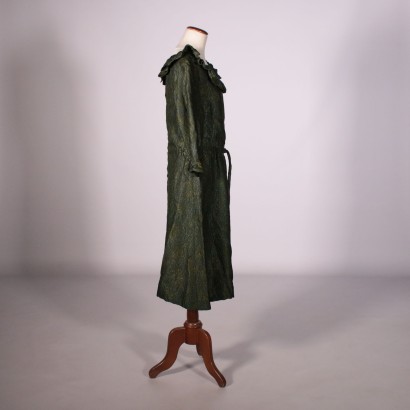 Vintage Kleid Jacquard Stoff Italien 1950er-1960er