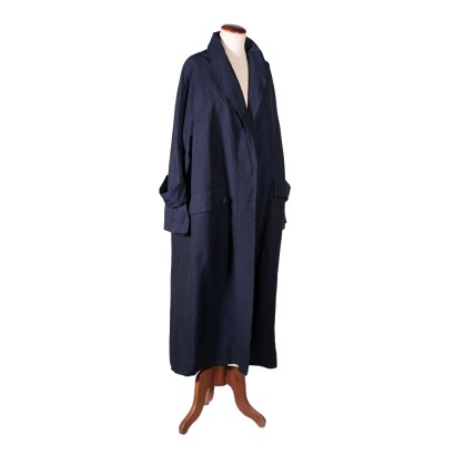 Robe Vintage Haute Couture Coton bleu Années 50