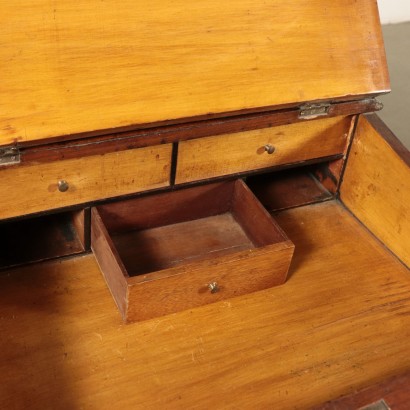 Davenport Desk Maple Walnut France 19th Century