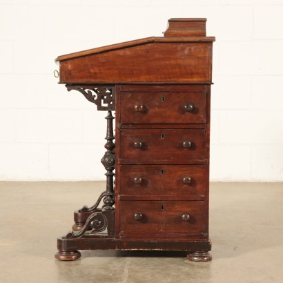 Davenport Desk Maple Walnut France 19th Century