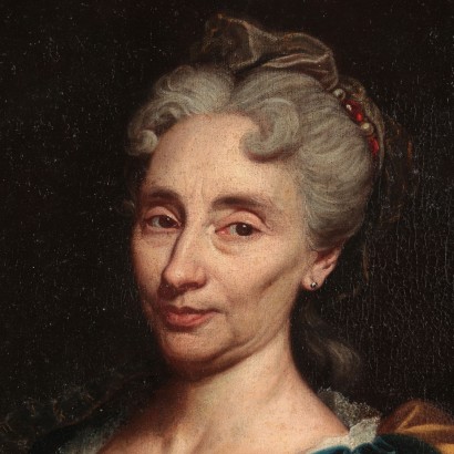 Portrait de Femme Giovanni Maria Delle Piane appelé Mulinaretto '700
