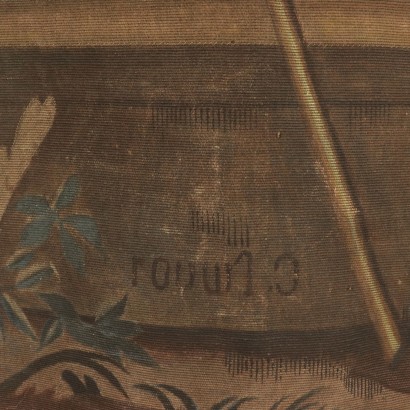 El jugo de la hierba con bordados del siglo XVIII