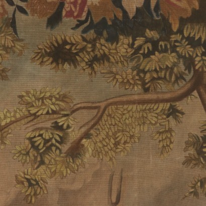 El jugo de la hierba con bordados del siglo XVIII