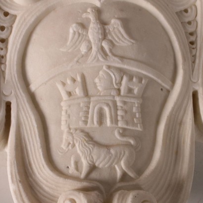 Marble Coat of Arms Italy 19th Century