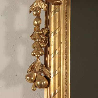 Mirror With Gilded Wood Frame France 19th Century