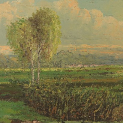 Lombard Landscape Mid 20th Century