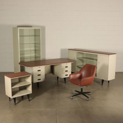 Vintage Office Cabinet Italy 1960's