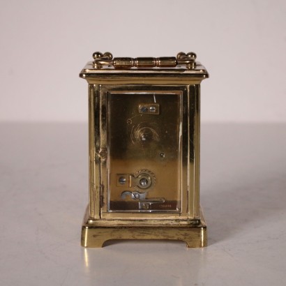 Horloge de Voyage Bronze doré Verre biseauté '800