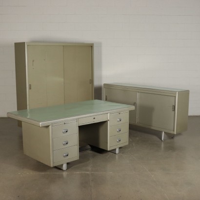 Vintage Formica and Metal Desk Italy 1960's