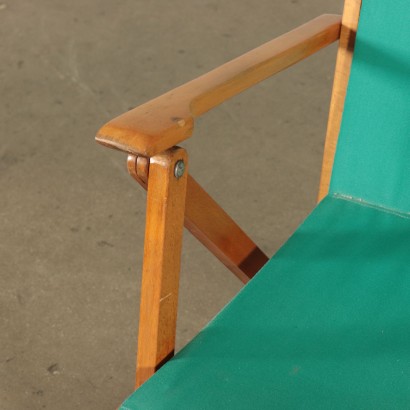 Beech Deckchair Produced by Reguitti Italy 1950's