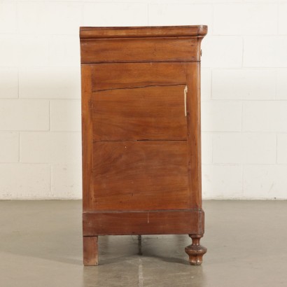 Solid Walnut Chest of Drawers Italy Mid 19th Century