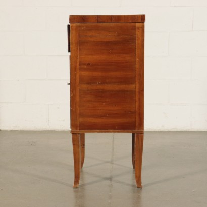 Walnut Directoire Bedside Table Italy 18th-19th Century