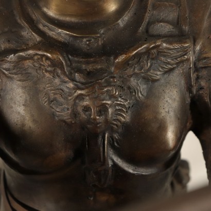 Sculpture Gattamelata Bronze sur Marbre Italie '900
