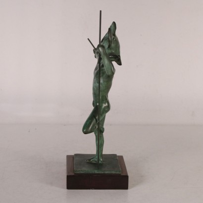 Bronze Statue by Ugo Attardi Italy 20th Century