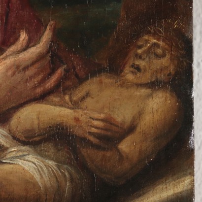San Carlo Borromeo en la adoración de los muertos de Cristo
