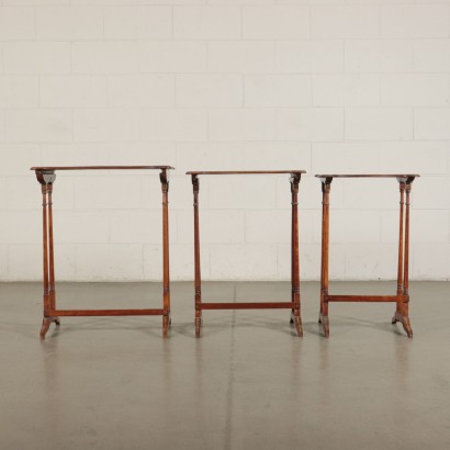 Triptych of small tables