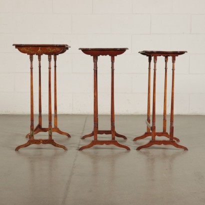 Triptych of small tables