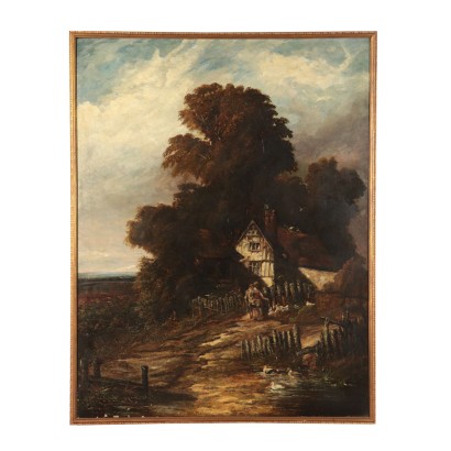 Landscape with Figures Early 20th Century