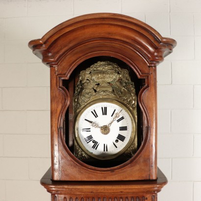 Pendolum Clock Maple Walnut And Rosewood Mid 19th Century