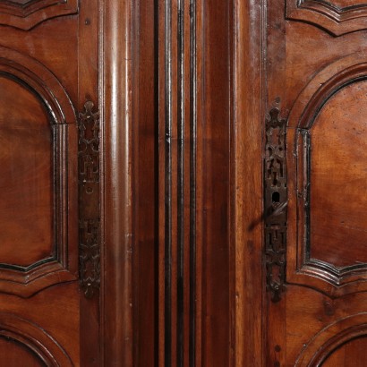 Provencal Wardrobe with Two Doors Walnut 18th Century
