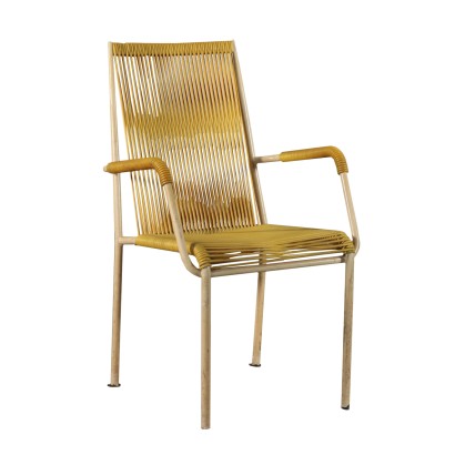 Chair Lacquared Metal 1960s Italian Prodution