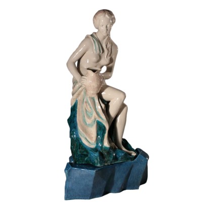 Sculpture Terre cuite Majolique Italie Deuxième moitié '900