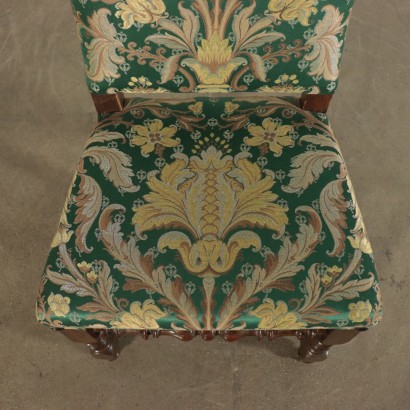 Group of SIx Rocchetto Chairs Walnut Italy 18th Century