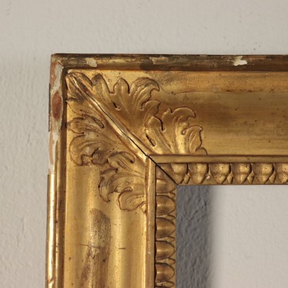 Empire Frame Gilded Wood Italy 19th Century