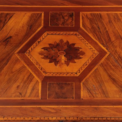 Inlaid Chest of Drawers Walnut Italy 19th Century