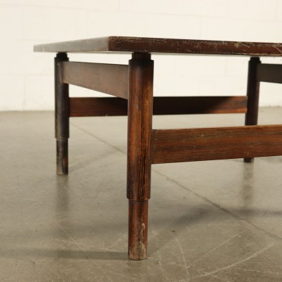 Small Table Solid Wood and Rosewood Italy 1960s Italian Prodution