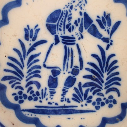 Maiolic Plate Ceramic Italy 19th Century