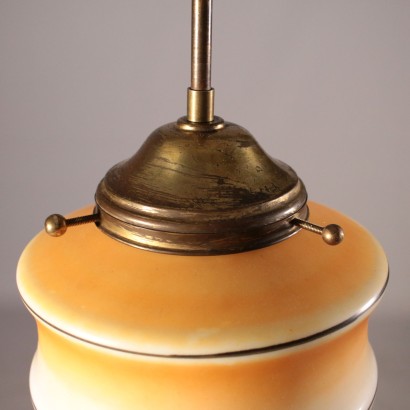 Lamp Brass and Glass Italy 1960s Italian Prodution