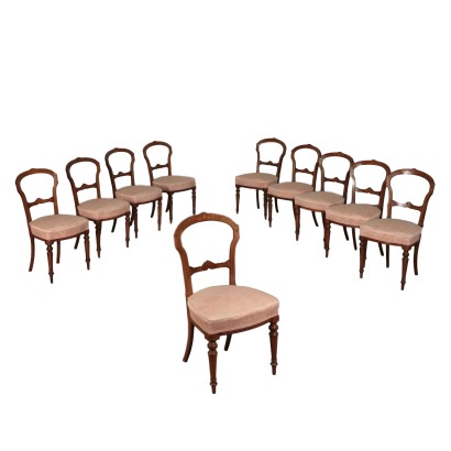 Group of ten chairs, Umbertide