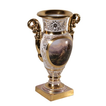 Double Grasped Vase Porcelain 19th-20th Century
