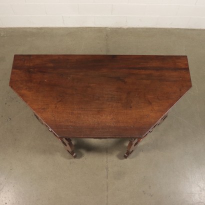 Console Solid Walnut Italy Early '700
