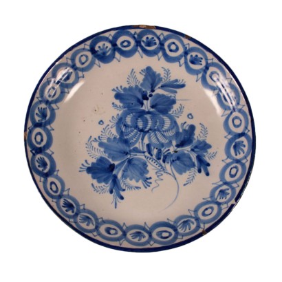 Plate Maiolic Ceramic North of Italy 19th Century