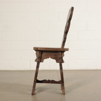 Antik, Stuhl, antike Stühle, antiker Stuhl, antiker italienischer Stuhl, antiker Stuhl, neoklassizistischer Stuhl, Stuhl aus dem 19. Jahrhundert