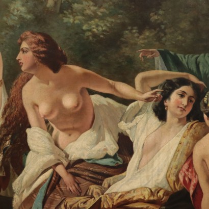 Diana und die nymphen im bad