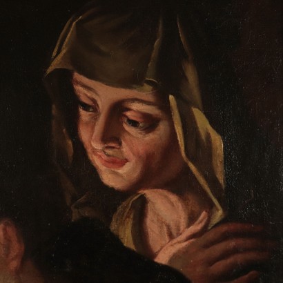 Vierge à l'Enfant, St Antoine de Padoue et Saint-Anne