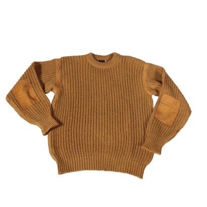 Suéter Vintage Trussardi Con Inserciones De Piel