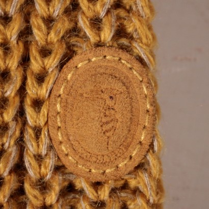 Maglione Vintage Trussardi Con Inserti In Pelle