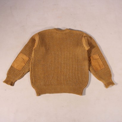 Pullover Vintage Trussardi Mit Einsätzen In Leder