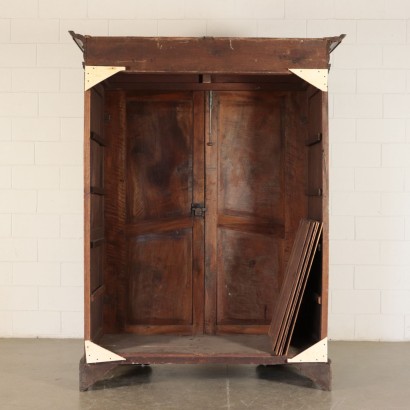 Two Doors Wardrobe Walnut Genoa,Italy 18th Century