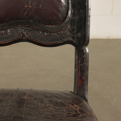 Pair of Baroque Chairs Walnut 17th-18th Century